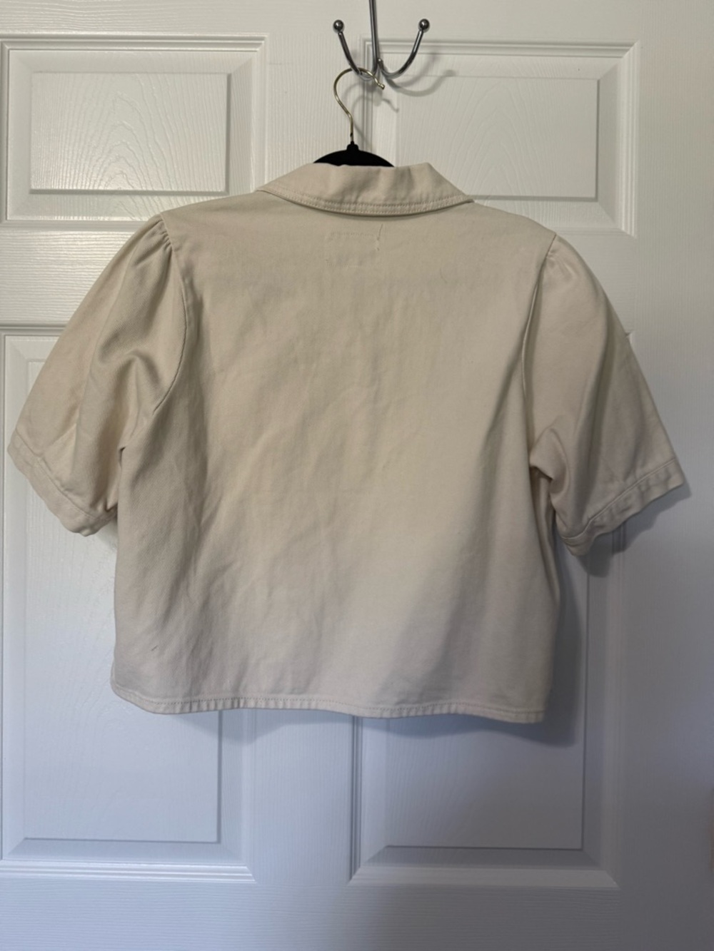 Velvet Heart Denim NWT Cropped Denim Short Sleeve Jacket- L - Picture 7 of 8